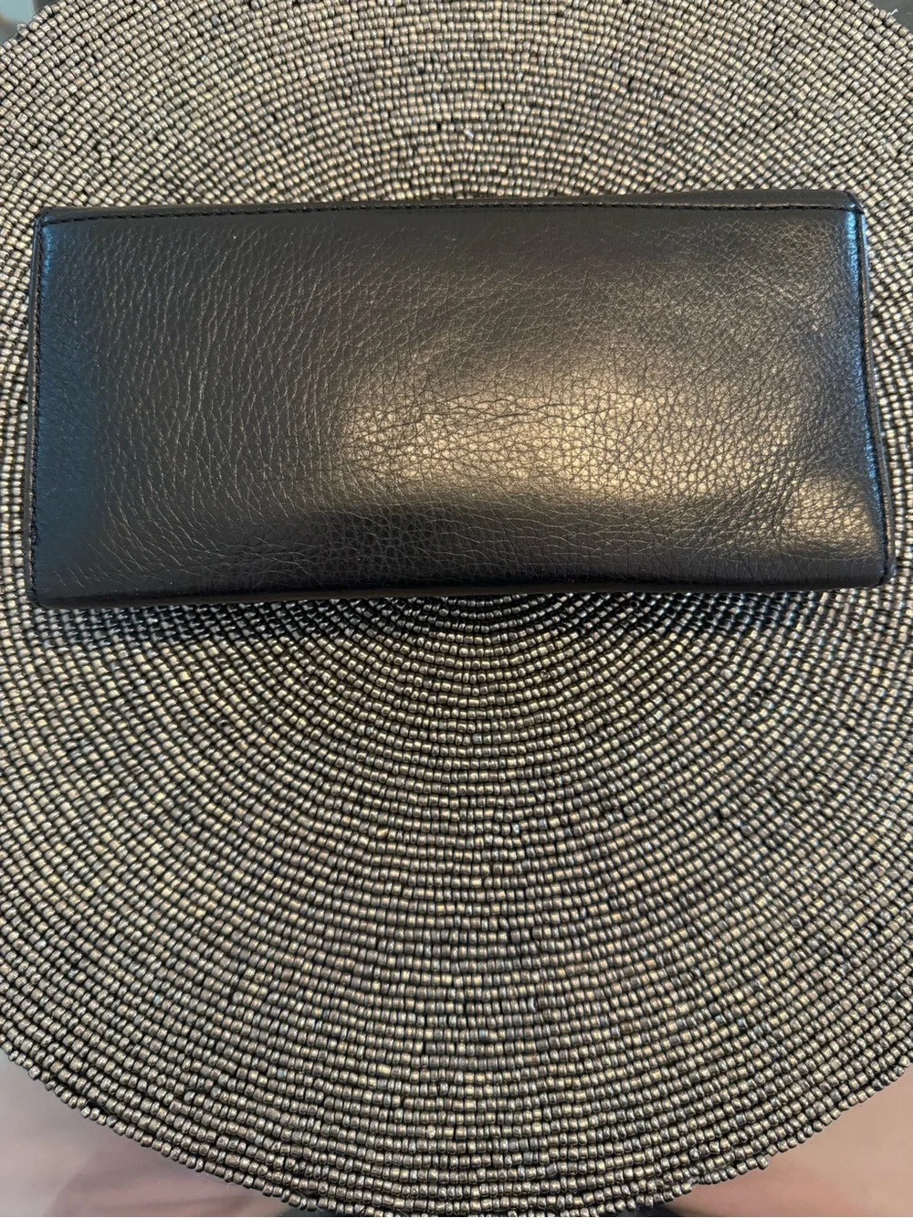 Marc by Marc Jacobs Standard Supply Black Leather Continental Wallet Gold